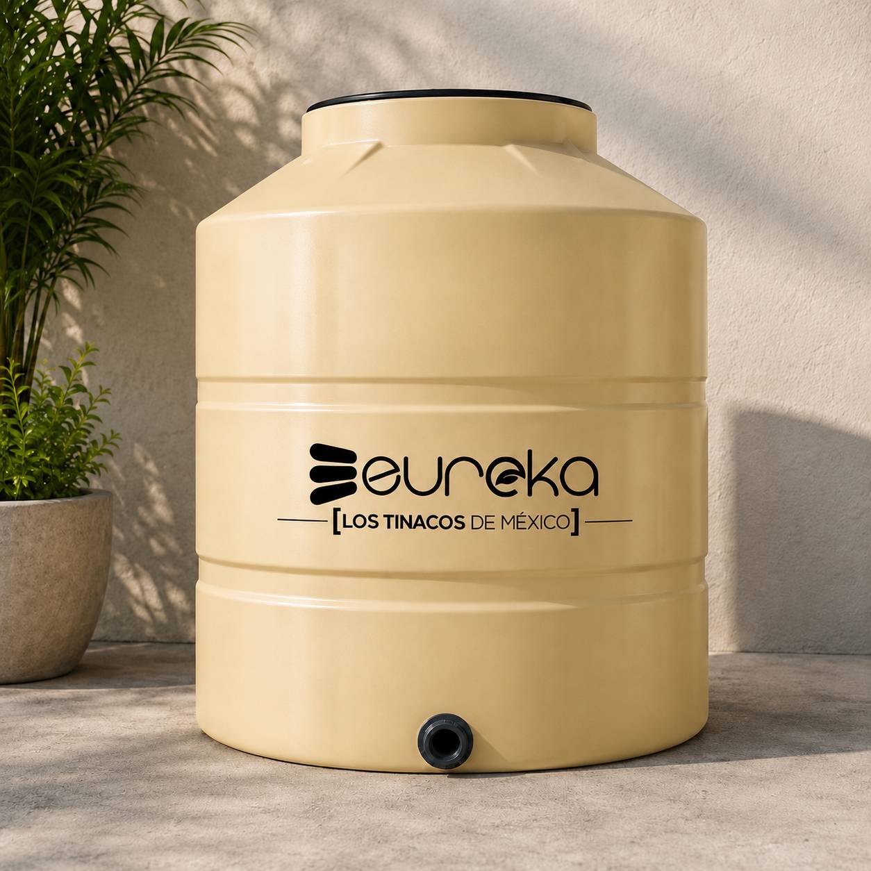 Tinaco tricapa Eureka para almacenamiento de agua